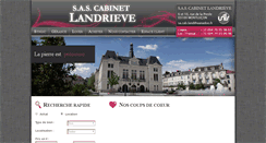 Desktop Screenshot of cabinet-landrieve.com